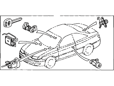 Toyota 89708-33340 Lock Set