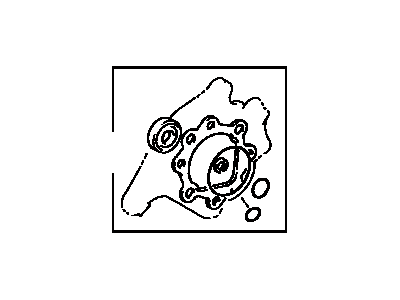 Toyota 04446-06040 Power Steering Pump Gasket Set