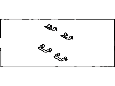 Toyota 04947-06041 Fitting Kit, Disc Brake, Front