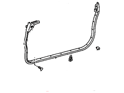 Toyota 67862-06020 Door Weatherstrip