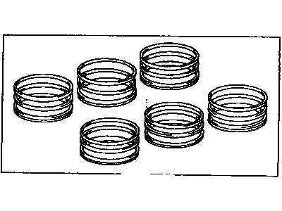 Toyota 13011-28101 Ring Set, Piston