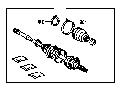 Toyota 43470-09A20 Outer CV Joint