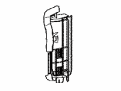 Toyota 16595-24020 Guide, Radiator Air,