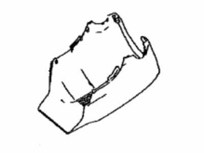 Toyota 45024-12110-C0 Lower Column Cover