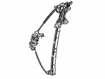 Toyota 69802-12271 Window Regulator