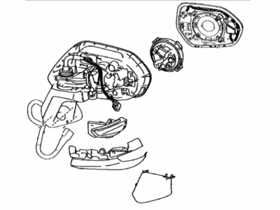 Toyota 87910-12F80 Mirror Assembly
