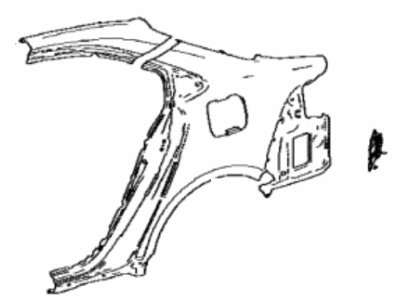 Toyota 61601-02610 Quarter Panel