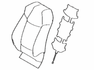 Toyota 71073-1AC50-C5 Front Seat Cover Sub-Assembly