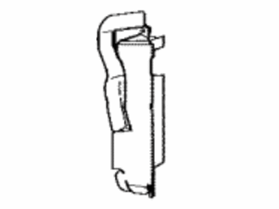 Toyota 16593-24020 Guide, Radiator Air,