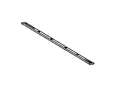 Toyota 58583-20030-02 Plate, Rear Seat Back Carpet Support