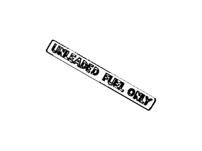 Toyota 74559-14050 Label, Fuel Information