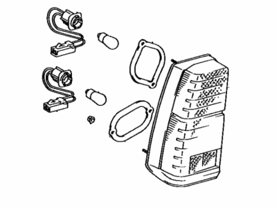Toyota 81560-16281 Lamp Assembly, Rear Combination