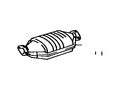 Toyota 18450-15021 Catalytic Converter Assembly