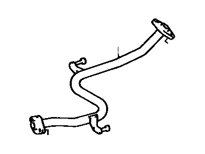 Toyota 17420-0A250 Center Exhaust Pipe Assembly