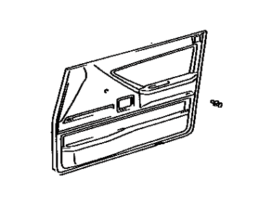 Toyota 67620-16440-05 Board Sub-Assy, Front Door Trim, LH