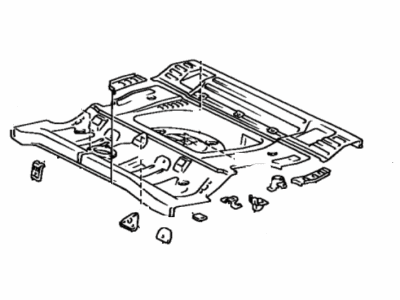 Toyota 58301-16170 Floor Pan