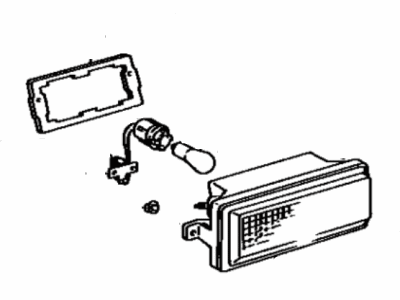 Toyota 81670-16030 Lamp Assembly, Back-Up