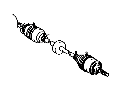 Toyota 43420-16040 Shaft Assembly, Front Drive, Left