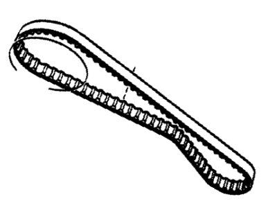 Toyota 13568-15010 Belt, Timing