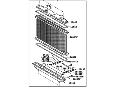 Toyota 16400-28520 Radiator Assembly