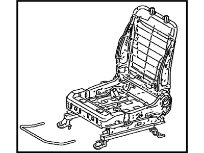 Toyota 71110-06021 Frame Assembly, Front Seat