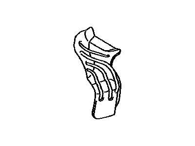 Toyota 17168-0P010 INSULATOR, Exhaust Manifold Heat