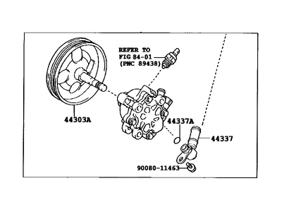 Toyota 44310-07040 Power Steering Pump
