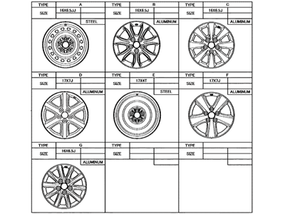 Toyota 42611-06360 Wheel, Disc