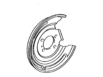 Toyota 47881-12090 Dust Shield