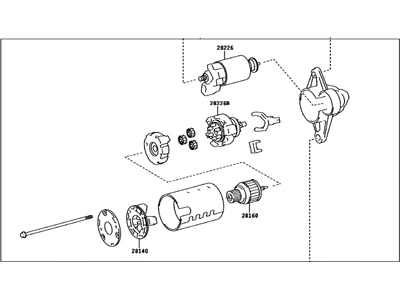 Toyota 28100-24160 Starter