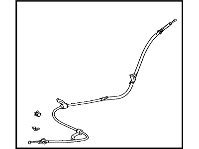 Toyota 46420-12870 Rear Cable
