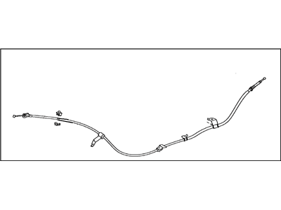Toyota 46430-12760 Rear Cable