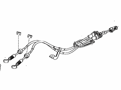 Toyota 33820-12E70 Shift Control Cable