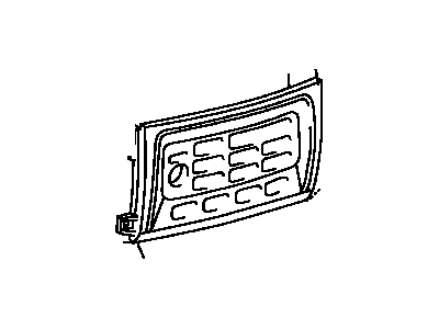 Toyota 55902-74030-A1 Panel Sub-Assembly, Air