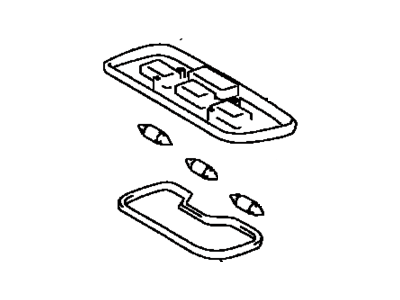 Toyota 81260-60061-B0 Overhead Lamp