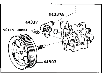 Toyota 44310-60390 Power Steering Pump