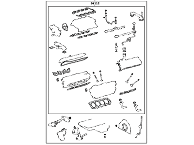 Lexus 04111-50410 Gasket Kit, Engine Overhaul