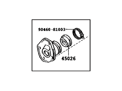 Toyota 45025-60100 Cover Assembly