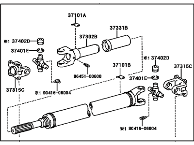 Toyota 37110-6A610 Drive Shaft