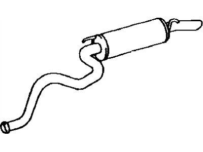 Toyota 17405-50030 Tailpipe