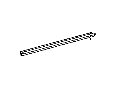 Toyota 68171-12110 Weatherstrip Assy, Front Door Glass, Inner