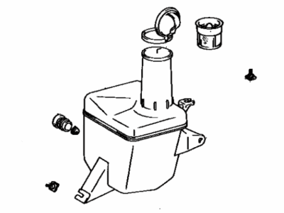 Toyota 85331-12471 Jar Assy, Windshield Washer