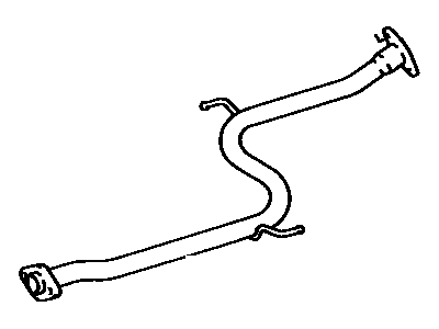 Toyota 17420-16010 Center Exhaust Pipe Assembly