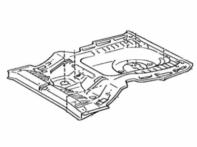Toyota 58311-12100 Floor Pan
