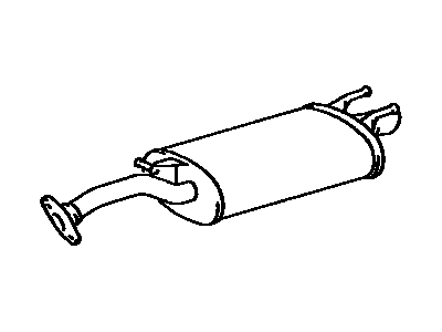 Toyota 17430-YZZ27 Muffler