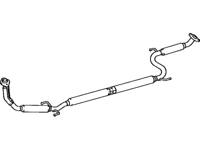 Toyota 17410-16070 Front Exhaust Pipe Assembly