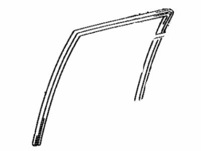 Toyota 68142-12050 Glass Run