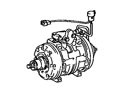 Toyota 88320-12250-84 REMAN A/C Compressor