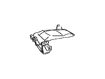 Toyota 55084-47090 Vent Duct