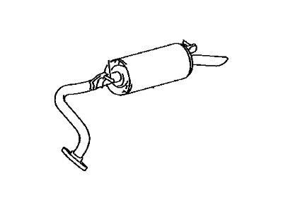 Toyota 17430-37480 Muffler & Pipe